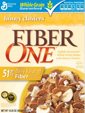General Mills Fiber One Honey Clusters